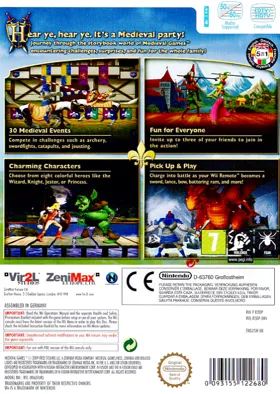 Medieval Games box cover back
